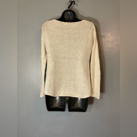 Delia*s vintage 90s cream crochet sweater - Picture 6 of 6